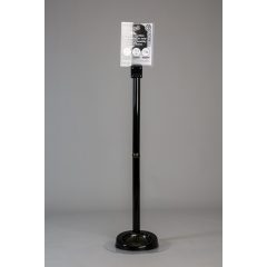   Teljes magasságú talpas állvány (classic), fekete - füst (adagoló gömb nélkül)