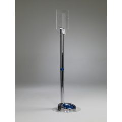   Teljes magasságú talpas állvány (classic), ezüst - kék 