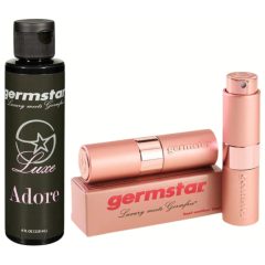   Germstar Luxe Adore Pink prémium kézfertőtlenítő spray és utántöltő